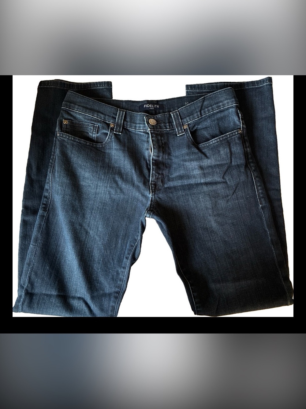 Fidelity Jeans 50-11 Straight Leg Dark Wash Denim Men's 32x31 Retail $200+ EUC